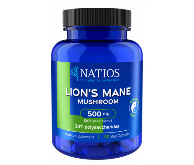 NATIOS Lion's Mane Extract 90 kapslí