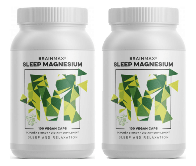 2 sleep magnesium 2x BrainMax Sleep Magnesium 100 kapslí