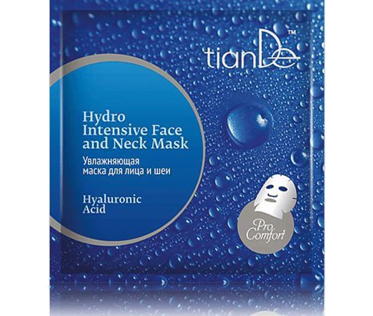 hydratacni maska na oblicej a krk hyaluronova kyselina