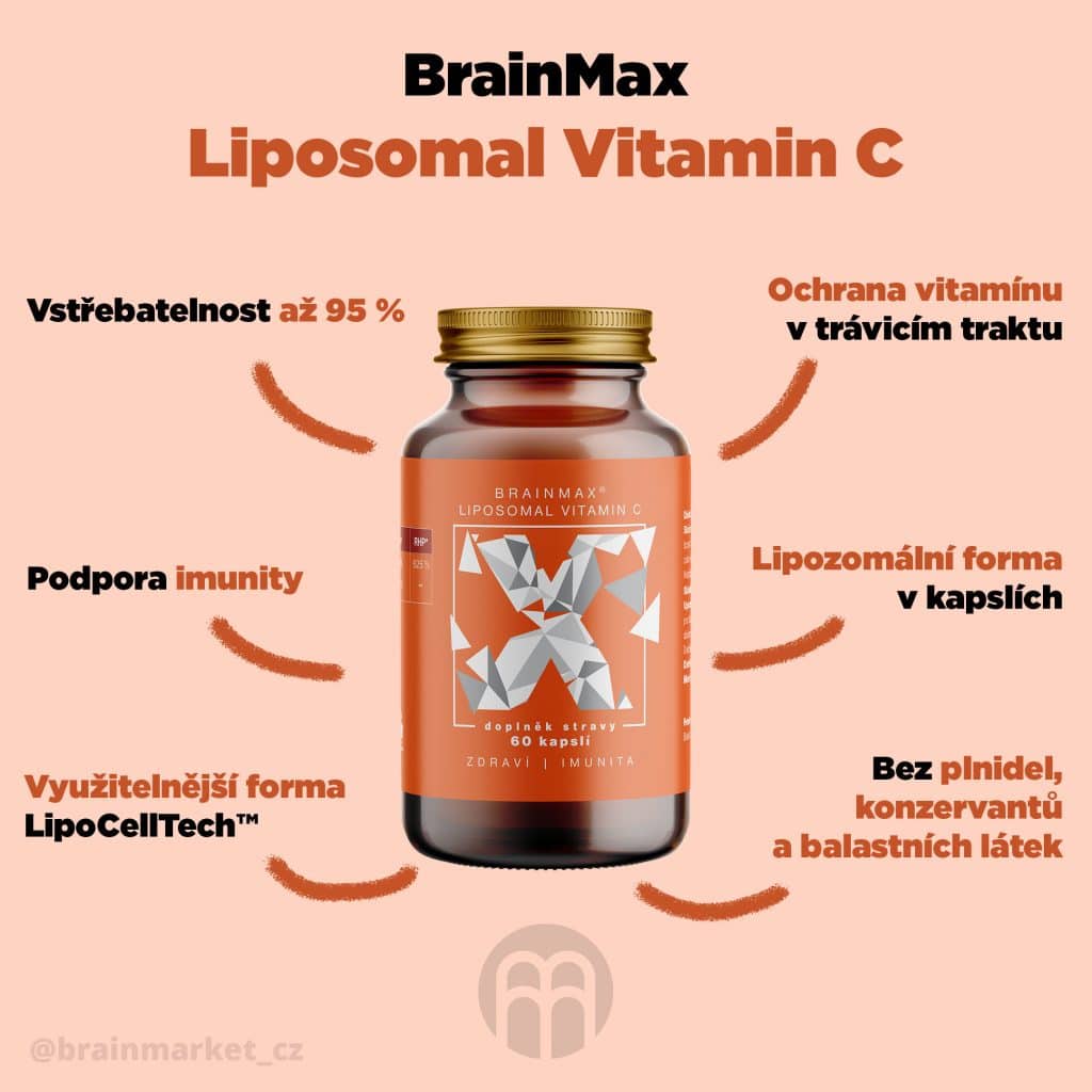 BrainMax Liposomal Vitamin C 60 kapslí 4 22073 1