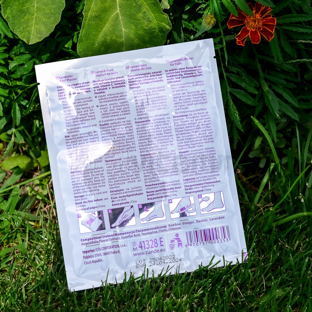 TianDe Levandulová náplast na nohy 2 Ks 2 41328 2