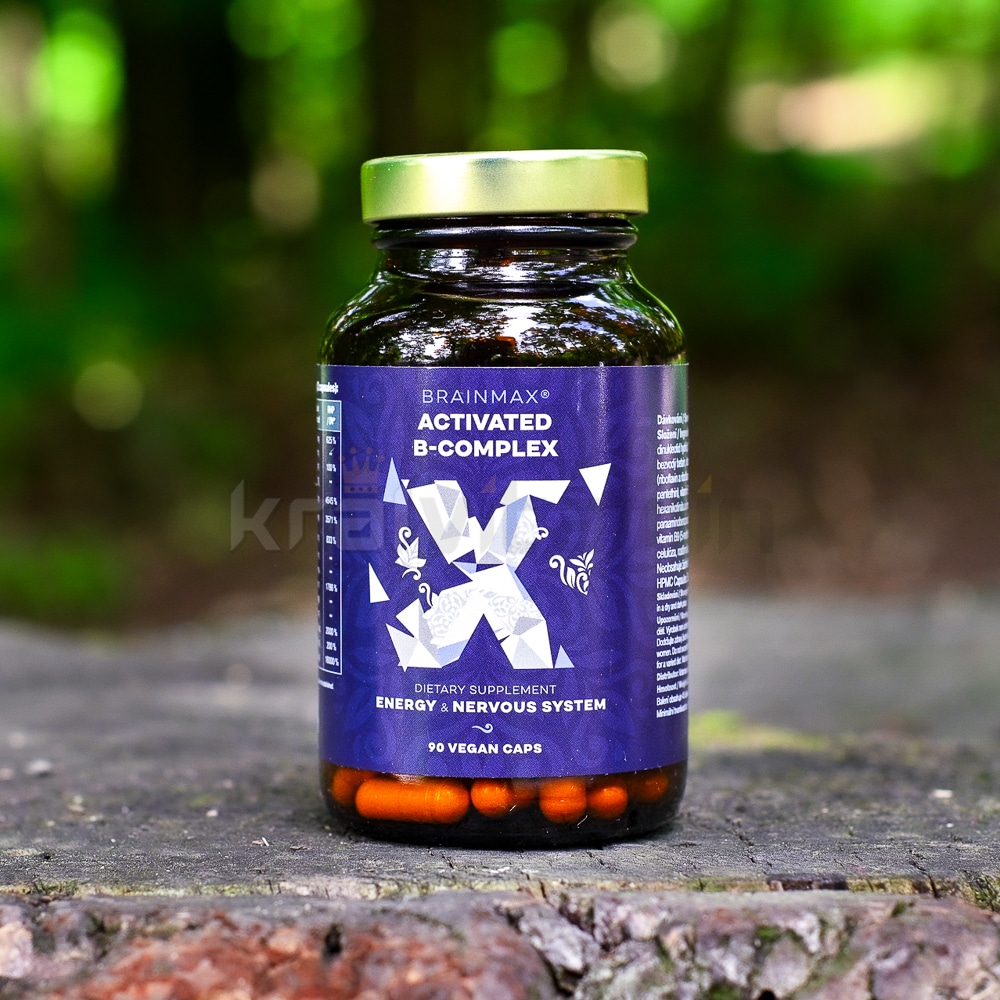 BrainMax Activated B-Complex 90 kapslí 4 brainmax activated b-complex