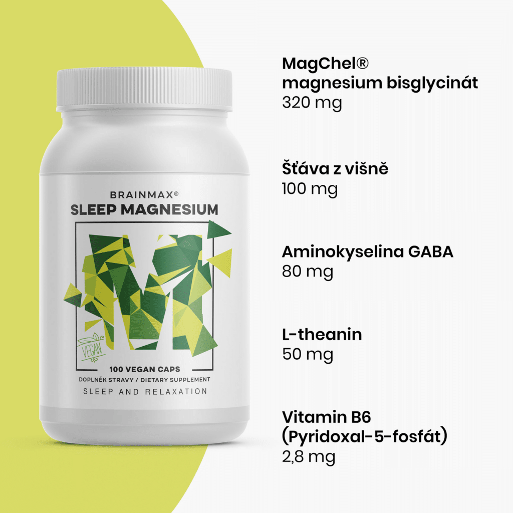 BrainMax Sleep Magnesium 100 kapslí 2 image 32