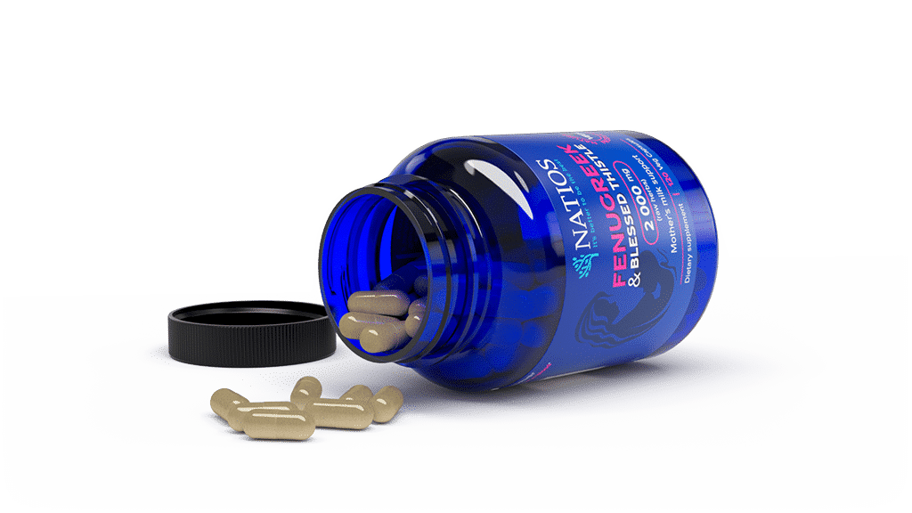 NATIOS Fenugreek & Blessed Thistle Extract 120 kapslí 3 NATIOS Fenugreek Blessed Thistle